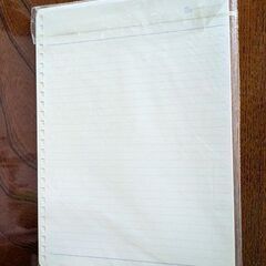 ルーズリーフ・B5・26穴（数枚のみ使用）の画像