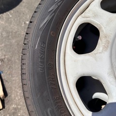 スズキ　ハスラー　ホイールタイヤセット　4本　165/60R15 タイヤ年式2024年の画像