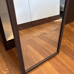 【姿見】【壁にかけれる鏡】クリーニング済み【管理番号10609】町の画像
