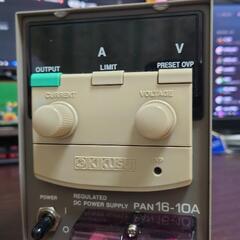 KIKUSUI 菊水 安定化電源 PAN16-10A 動作品 直流安定化電源の画像