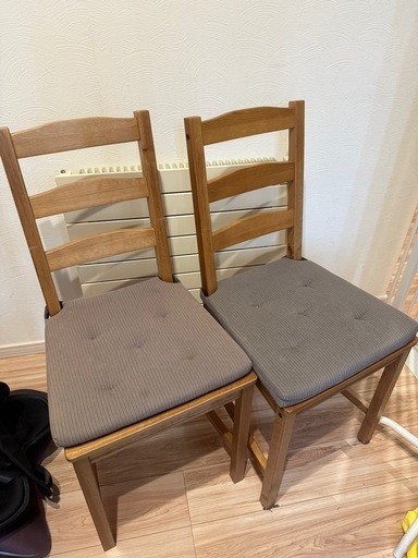 IKEA ダイニングチェア 2脚 IKEAﾀﾞｲﾆﾝｸﾞチェア2脚