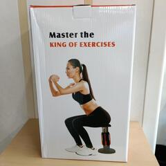 スクワット　マジック&フィットネスボ－ル(ブルー）セットの画像