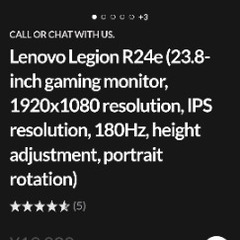 Lenovo Legion R24e gaming monitorの画像