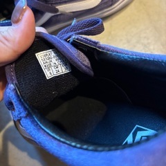 バンズ　紫　ベロア　厚底の画像