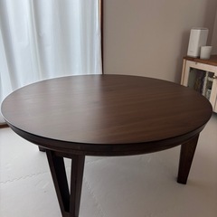 テーブル　こたつ布団付きの画像