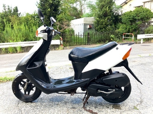 原付バイク スズキ レッツ2  ジャンク 鍵無し パーツ取りに