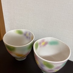 花柄コップセットの画像
