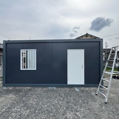 仮設住宅 高級別宅 ユニットハウス スーパーハウス 6m×3mのフルサイズハウス 新品即納の画像