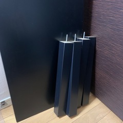 【9/13まで掲載予定】IKEA テーブルテレビ台 棚 黒　ブラックの画像