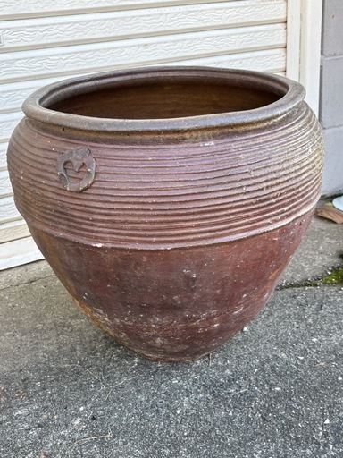 古備前　水瓶　大壺　江戸期骨董　鑑賞壺　引き取り限定