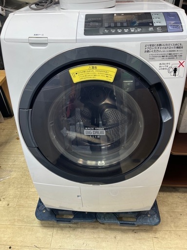 【東京送料無料】日立 HITACHI BIG DRUM ドラム式洗濯機 BD-SG100B