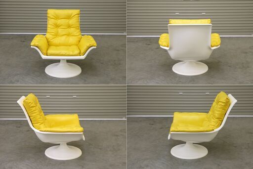 ≪zyt2426ジ≫ レトロ家具 スペースエイジ ラウンジチェア