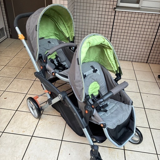 contours options lt 2人乗りベビーカー バギー 双子