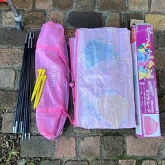 Disney Princess ディズニー プリンス ロゴス logos サンシェード UVカット 収納バック付きの画像