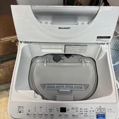 【東京送料無料】SHARP 乾燥付洗濯機 5.5kg の画像