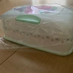 ウェットティッシュケース 花束 デコパージュ 新品の画像