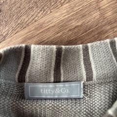 titty&Co レディース　ストライプ　ニット　トップス　フリーの画像