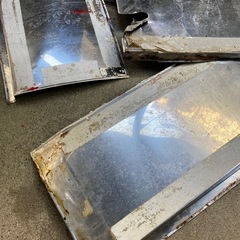 ジャンク ステンレス 端材 シート 板材 キッチンパネル シンクの画像