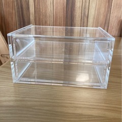 無印良品　重なるアクリルケースの画像