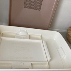 デオトイレ 快適ワイド本体&ペットシーツの画像