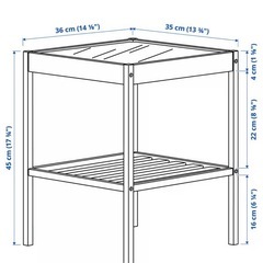 IKEA ベッドサイドテーブルの画像