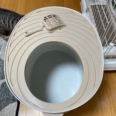 アイリスオーヤマ　猫トイレ　中古の画像