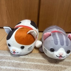 猫のぬいぐるみ　2匹の画像