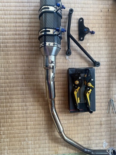 PCX150 kf30 バリエンテマフラー　ハンドルグリップ　ブレーキレバー