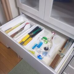 ロウヤ LOWYA食器棚 ホワイトスリムの画像
