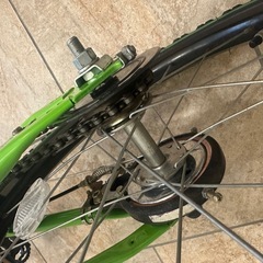 キッズ自転車　18インチ　ほぼ未使用9年前購入の画像
