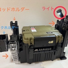 タックルボックス　釣り　釣り用品　の画像