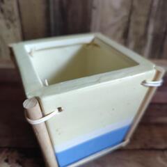 陶器＆木　鉢カバー　新品③の画像