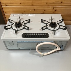 Rinnai/リンナイ KG34NBEL 都市ガス用 ガステーブル ガスコンロ 2021年製 スパーク3点確認済み 動作品 A006
の画像