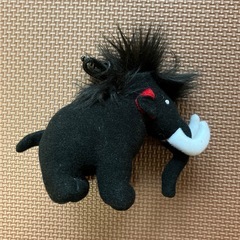 マムートのぬいぐるみキーホルダーの画像