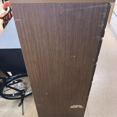 【ジャングルジャングル岩出店】【B68】整理タンス ブラウン 幅79cm×奥行45cm×高さ136cm 中古 家具 和歌山 岩出市 紀の川市 海南市の画像