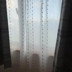 カーテン　カーテンレールの画像