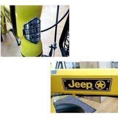 美品！ Jeep 折りたたみ自転車 20インチ 6段変速 イエロー系 ジープ 西岡店の画像
