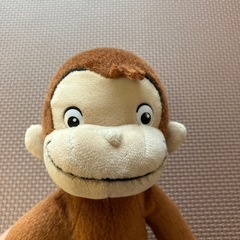 おさるのジョージのぬいぐるみの画像