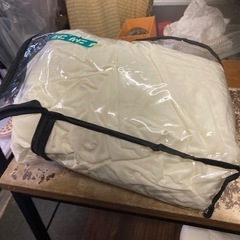 ニトリ　カラダフィット　ベッドパッド3テンS　マルチスッポリシーツのみ　幅100ｃｍ丈200㎝の画像