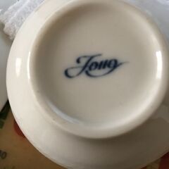 ティーカップ＆ソーサー　２セット箱入り（メーカー不明）の画像