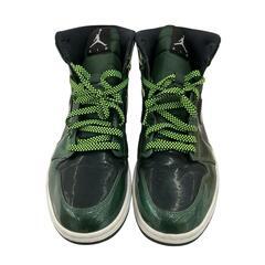 186000 NIKE ナイキ スニーカー AIR JORDAN 1 RETRO HIGHエア ジョーダン レトロ ハイ 332550-300  29 グリーン/ブラック メンズ [1000021825889]の画像