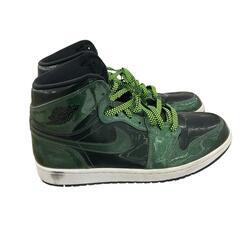 186000 NIKE ナイキ スニーカー AIR JORDAN 1 RETRO HIGHエア ジョーダン レトロ ハイ 332550-300  29 グリーン/ブラック メンズ [1000021825889]の画像