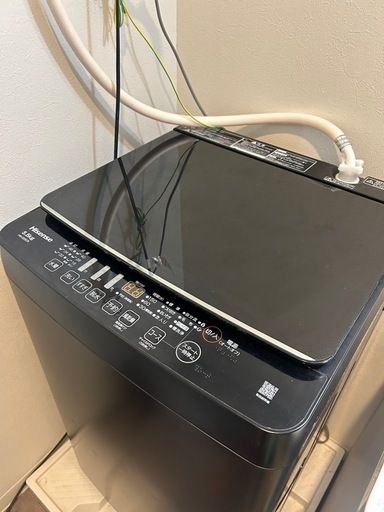 【美品】ハイセンス HW-G55E2K 洗濯機（5.5kg）2年使用 一人暮らし向け
