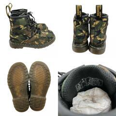 186000 Dr.Martens ドクターマーチン ベビー・キッズ  ホールブーツ 迷彩 [1000021826886]の画像