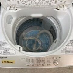 ID:021322　全自動洗濯機５ｋ　東芝　２０２４年製の画像