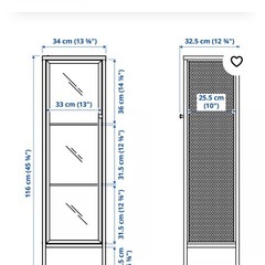 IKEA バッゲボー  ガラス　ショーケースの画像
