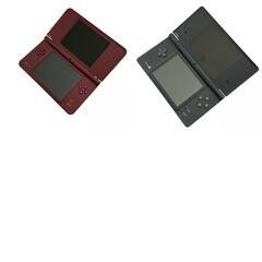 186000 現状品 Nintendo 任天堂 ニンテンドーDS DSi DSiLL TWL-001/UTL-001  ブラック・レッド 2点まとめ売り [1000027757955]の画像