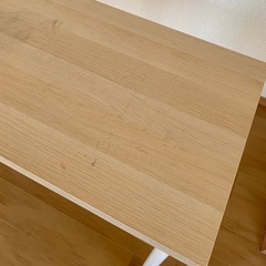 IKEA 200cm　テーブル デスク ラグカプテン 脚付き 長テーブル　の画像