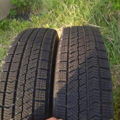 2022年製ブリジストンVRX2 145/80R13 中古スタッドレス4本　イボ残り2本有り　軽自動車にの画像