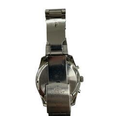 186000 現状品 ORIENT オリエント 腕時計（クォーツ） TT0U-C2-B  シルバー/ネイビー メンズ [1000027752936]の画像